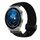 For Huawei Watch GT3 Pro 46mm 22mm Magnetic Buckle Braided Watch Band(Metallic Black)