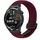 For Huawei Watch GT Runner 22mm Magnetic Buckle Braided Watch Band(Olive Green)
