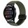 For Huawei Watch 3 22mm Magnetic Buckle Braided Watch Band(Metallic Gray)