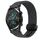 Per Huawei Watch GT2 46mm 22mm Cinturino per orologio con fibbia magnetica intrecciata (rosso vino)