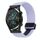 For Huawei Watch GT2 46mm 22mm Magnetic Buckle Braided Watch Band(Purple)