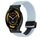 For Garmin Venu 3 22mm Magnetic Buckle Braided Watch Band(Blue)