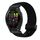 For Garmin Forerunner 265 22mm Magnetic Buckle Braided Watch Band(Black)
