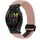 For Garmin Forerunner 265 Music 22mm Magnetic Buckle Braided Watch Band(Starlight Pink) For Garmin Forerunner 265 Music 22mm Magnetic Buckle Braided Watch Band(Starlight Pink)