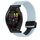 For Garmin Forerunner 265 Music 22mm Magnetic Buckle Braided Watch Band(Blue) For Garmin Forerunner 265 Music 22mm Magnetic Buckle Braided Watch Band(Blue)