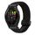 For Garmin Forerunner 265 Music 22mm Magnetic Buckle Braided Watch Band(Starlight Black) For Garmin Forerunner 265 Music 22mm Magnetic Buckle Braided Watch Band(Starlight Black)