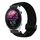For Garmin Forerunner 255 Music 22mm Magnetic Buckle Braided Watch Band(Black) For Garmin Forerunner 255 Music 22mm Magnetic Buckle Braided Watch Band(Black)