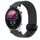 For Garmin Forerunner 255 Music 22mm Magnetic Buckle Braided Watch Band(Metallic Black) For Garmin Forerunner 255 Music 22mm Magnetic Buckle Braided Watch Band(Metallic Black)
