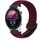 For Garmin Forerunner 255 Music 22mm Magnetic Buckle Braided Watch Band(Wine Red) For Garmin Forerunner 255 Music 22mm Magnetic Buckle Braided Watch Band(Wine Red)