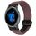 For Garmin Venu 2 22mm Magnetic Buckle Braided Watch Band(Smoky Purple)