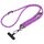 Cordino lungo anti-smarrimento regolabile per cellulare in twill (viola)