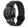 For Honor Magic Watch 2 46mm 22mm Magnetic Buckle Braided Watch Band(Black)