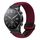 Per Xiaomi Watch S1 22mm cinturino per orologio intrecciato con fibbia magnetica (rosso scuro) Per Xiaomi Watch S1 22mm cinturino per orologio intrecciato con fibbia magnetica (rosso scuro)