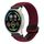 Per Xiaomi Watch Sport 22mm Cinturino per orologio intrecciato con fibbia magnetica (rosso scuro) Per Xiaomi Watch Sport 22mm Cinturino per orologio intrecciato con fibbia magnetica (rosso scuro)