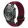 Per Ticwatch Pro 2021 22mm cinturino per orologio intrecciato con fibbia magnetica (nero sabbia rosso) Per Ticwatch Pro 2021 22mm cinturino per orologio intrecciato con fibbia magnetica (nero sabbia rosso)