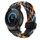 Per Ticwatch E2 22mm cinturino per orologio intrecciato con fibbia magnetica (arancione denim) Per Ticwatch E2 22mm cinturino per orologio intrecciato con fibbia magnetica (arancione denim)
