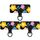 3 pezzi in acciaio inossidabile per cellulare cordino guarnizione universale cinturino da polso connettore fisso (girasole) 3 pezzi in acciaio inossidabile per cellulare cordino guarnizione universale cinturino da polso connettore fisso (girasole)