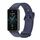 Per Honor Band 9 MIJOBS Cinturino in silicone tinta unita (blu notte nero) Per Honor Band 9 MIJOBS Cinturino in silicone tinta unita (blu notte nero)