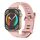 Per Huawei Watch Fit3 MIJOBS Cinturino in silicone con foro piatto (oro rosa) Per Huawei Watch Fit3 MIJOBS Cinturino in silicone con foro piatto (oro rosa)