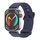 Per Huawei Watch Fit3 MIJOBS Cinturino in silicone tinta unita (blu scuro argento) Per Huawei Watch Fit3 MIJOBS Cinturino in silicone tinta unita (blu scuro argento)
