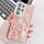 Per Samsung Galaxy S24 Ultra 5G Plating Glitter Texture Anello Supporto Custodia per telefono in TPU con pellicola per lenti (Rosa Rughe)