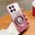 Per Redmi K70 / K70 Pro Custodia per telefono in TPU con supporto rotondo glitterato sfumato placcato (rosa) Per Redmi K70 / K70 Pro Custodia per telefono in TPU con supporto rotondo glitterato sfumato placcato (rosa)