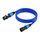 Cavo audio JC1015 XLR 3 pin maschio-femmina, lunghezza: 5 m (blu)
