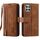 Per Honor X6b 4G Global Zipper Wallet Bag Custodia per telefono PU con 9 slot per carte di credito (marrone) Per Honor X6b 4G Global Zipper Wallet Bag Custodia per telefono PU con 9 slot per carte di credito (marrone)