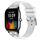 Per Amazfit GTS4 Mini Quick Release Silver Buckle 20mm Royal Silicone Watch Band (Bianco) Per Amazfit GTS4 Mini Quick Release Silver Buckle 20mm Royal Silicone Watch Band (Bianco)