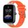 Per Amazfit Bip3 Quick Release Silver Buckle 20mm Royal Silicone Watch Band (Arancione)
