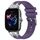Per Amazfit GTS 3 Quick Release Silver Buckle 20mm Royal Silicone Watch Band (Viola)