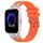 Per cinturino in silicone reale Amazfit Pop Pro con fibbia in argento a sgancio rapido da 20 mm (arancione) Per cinturino in silicone reale Amazfit Pop Pro con fibbia in argento a sgancio rapido da 20 mm (arancione)