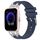 Per Amazfit Pop Pro Quick Release Silver Buckle 20mm Royal Silicone Watch Band (Blu Navy) Per Amazfit Pop Pro Quick Release Silver Buckle 20mm Royal Silicone Watch Band (Blu Navy)
