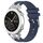 Per Amazfit Pop Quick Release Silver Buckle 20mm Royal Silicone Watch Band (Blu Navy) Per Amazfit Pop Quick Release Silver Buckle 20mm Royal Silicone Watch Band (Blu Navy)