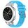 Per Amazfit Pop Quick Release Silver Buckle 20mm Royal Silicone Watch Band (Celeste) Per Amazfit Pop Quick Release Silver Buckle 20mm Royal Silicone Watch Band (Celeste)