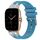 Per Amazfit GTS 2 Quick Release Silver Buckle 20mm Royal Silicone Watch Band (blu mare) Per Amazfit GTS 2 Quick Release Silver Buckle 20mm Royal Silicone Watch Band (blu mare)