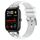Per Amazfit GTS Quick Release Silver Buckle 20mm Royal Silicone Watch Band (Bianco) Per Amazfit GTS Quick Release Silver Buckle 20mm Royal Silicone Watch Band (Bianco)
