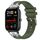 Per Amazfit GTS Quick Release Silver Buckle 20mm Royal Silicone Watch Band (verde oliva) Per Amazfit GTS Quick Release Silver Buckle 20mm Royal Silicone Watch Band (verde oliva)