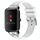 Per Amazfit Bip Quick Release Silver Buckle 20mm Royal Silicone Watch Band (Bianco) Per Amazfit Bip Quick Release Silver Buckle 20mm Royal Silicone Watch Band (Bianco)
