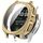 Per Samsung Galaxy Watch 7 44mm PC + Pellicola temperata Custodia protettiva per orologio integrata (oro champagne) Per Samsung Galaxy Watch 7 44mm PC + Pellicola temperata Custodia protettiva per orologio integrata (oro champagne)
