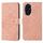 Custodia per telefono in pelle con motivo in rilievo in stile etnico per Honor 200 Pro (rosa) Custodia per telefono in pelle con motivo in rilievo in stile etnico per Honor 200 Pro (rosa)