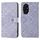 Custodia per telefono in pelle con motivo in rilievo in stile etnico per Honor 200 Pro (viola) Custodia per telefono in pelle con motivo in rilievo in stile etnico per Honor 200 Pro (viola)