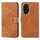 Custodia per telefono in pelle con motivo in rilievo in stile etnico per Honor 200 (marrone) Custodia per telefono in pelle con motivo in rilievo in stile etnico per Honor 200 (marrone)