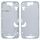 Per iPhone 15 Cornice centrale Piastra con tasti laterali + Vassoio per schede, Versione: Versione cinese (blu)