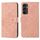 Per Samsung Galaxy S24 FE 5G Custodia per telefono in pelle con motivo in rilievo in stile etnico (rosa) Per Samsung Galaxy S24 FE 5G Custodia per telefono in pelle con motivo in rilievo in stile etnico (rosa)
