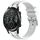 For Honor Magic Watch 2 42mm 20mm Quick Release Silver Buckle Royal Silicone Watch Band(White) For Honor Magic Watch 2 42mm 20mm Quick Release Silver Buckle Royal Silicone Watch Band(White)
