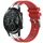 For Honor Magic Watch 2 42mm 20mm Quick Release Silver Buckle Royal Silicone Watch Band(Red) For Honor Magic Watch 2 42mm 20mm Quick Release Silver Buckle Royal Silicone Watch Band(Red)