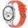 Per Huawei Watch GT4 46mm 22mm Quick Release Silver Buckle Royal Silicone Watch Band (Arancione) Per Huawei Watch GT4 46mm 22mm Quick Release Silver Buckle Royal Silicone Watch Band (Arancione)