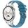 Per Huawei Watch GT4 46mm 22mm Quick Release Silver Buckle Royal Silicone Watch Band (blu mare) Per Huawei Watch GT4 46mm 22mm Quick Release Silver Buckle Royal Silicone Watch Band (blu mare)