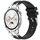 Per Huawei Watch GT4 46mm 22mm Quick Release Silver Buckle Royal Silicone Watch Band (Nero) Per Huawei Watch GT4 46mm 22mm Quick Release Silver Buckle Royal Silicone Watch Band (Nero)
